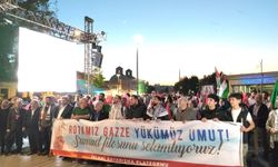 Üsküdar’da, Sumud Filosuna yapılan saldırı protesto edildi