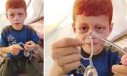 Gazze’de gözlüğü kırılan çocuğun yardım çığlığı