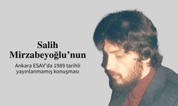 Mütefekkir Salih Mirzabeyoğlu’nun Ankara ESAV’da 1989 tarihli yayınlanmamış konuşması