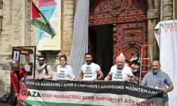 Belçika'da Gazze'deki ailelerin tahliyesi için açlık grevi yapılıyor