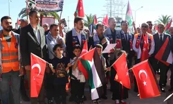 Alanya’da binlerce kişi Gazze için yürüdü