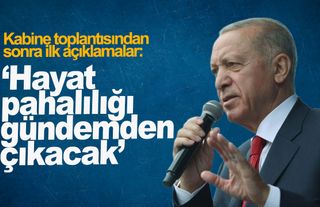 Cumhurbaşkanı Erdoğan'dan Kabine Toplantısı sonrası ilk açıklamalar