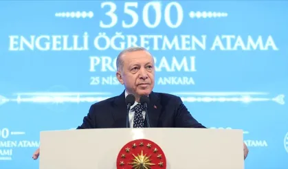 Erdoğan: Mayıs ayında 45 bin yeni sözleşmeli öğretmen ataması yapmayı planlıyoruz
