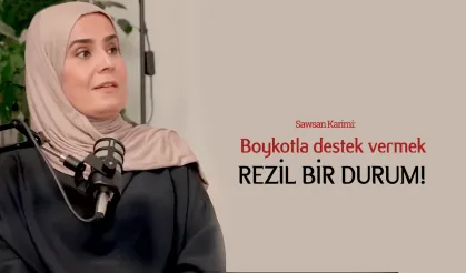 Sawsan Karimi: Boykotla destek vermek rezil bir durum