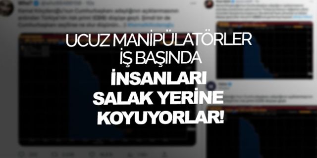 Ucuz manipülatörler iş başında