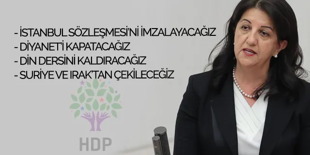 HDP seçim bildirgesini açıkladı