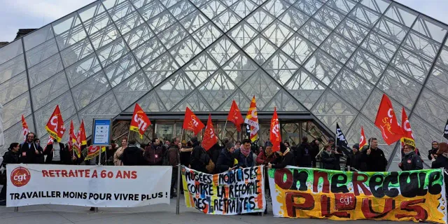 Tartışmalı emeklilik reformuna tepki için Louvre Müzesi'nin girişleri kapatıldı