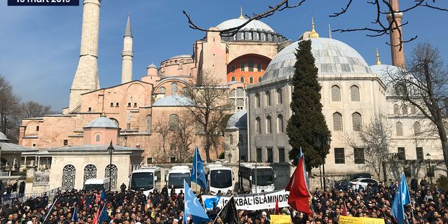 Tarihte bugün - 16 Mart 2019: 'Ayasofya Açılsın' eylemi