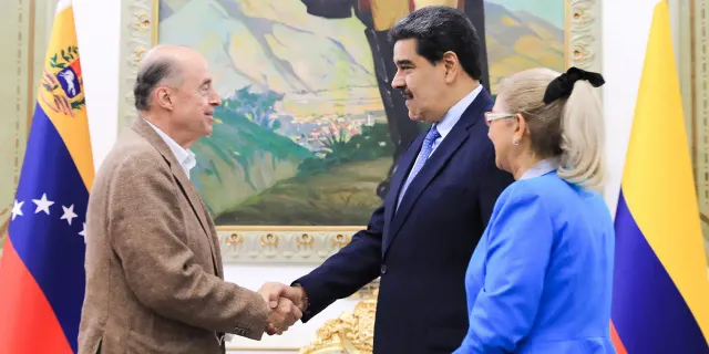 Venezuela Devlet Başkanı Maduro, Kolombiya Dışişleri Bakanı Leyva'yı kabul etti