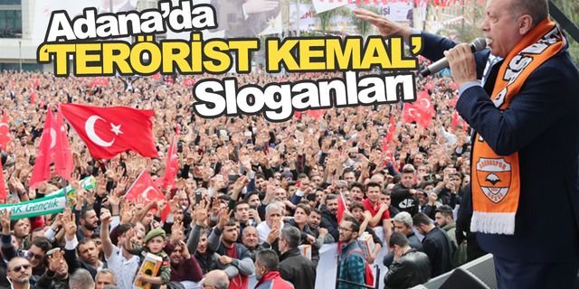 Erdoğan’ın Adana mitinginde Halk Kılıçdaroğlu’na tepki gösterdi