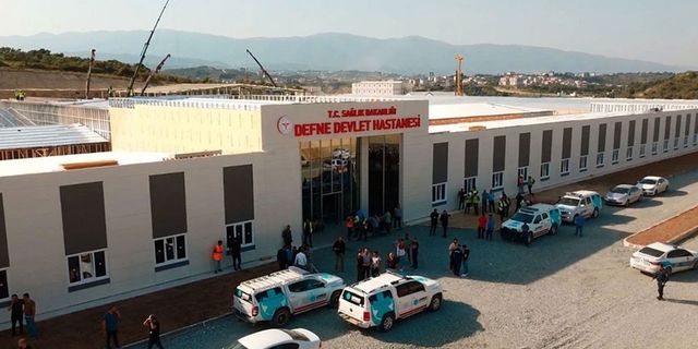 60 günde tamamlanan Defne Devlet Hastanesi hizmete açılıyor