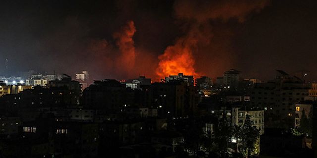 İşgalci İsrail'den Gazze'ye hava saldırısı: 12 kişi şehit edildi