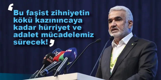 HÜDA PAR'dan Mersin'deki saldırıya tepki