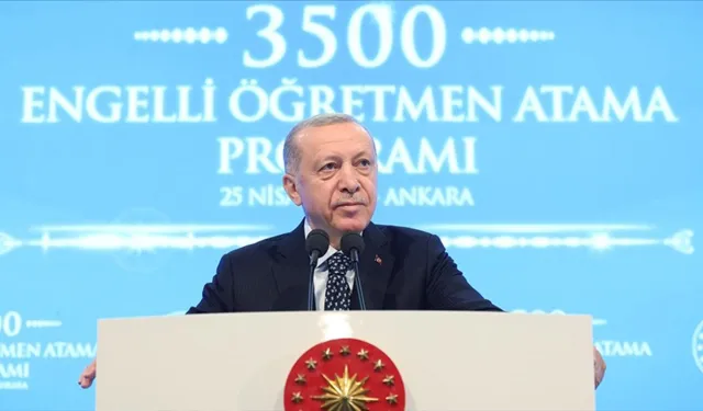 Erdoğan: Mayıs ayında 45 bin yeni sözleşmeli öğretmen ataması yapmayı planlıyoruz