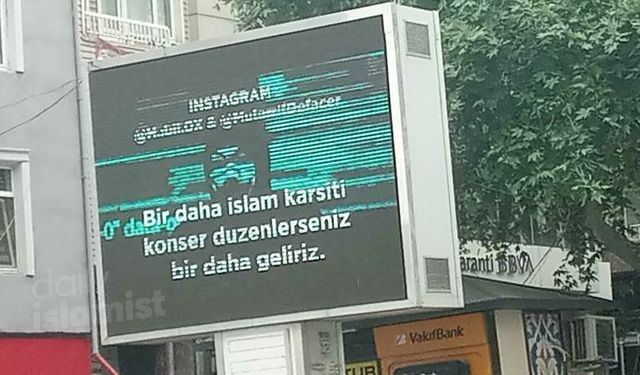 Süleymanpaşa Belediyesi'nin dijital reklam panoları hacklendi