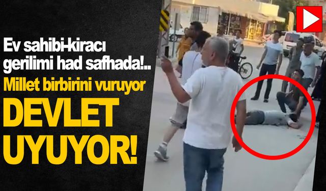 Millet birbirini vuruyor, devlet uyuyor!