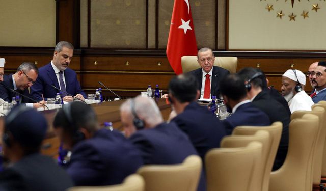 Erdoğan, USCMO heyetini kabul etti