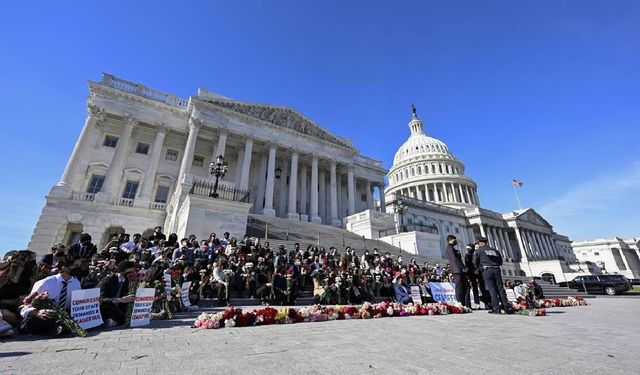 ABD'de hükümet çalışanları Gazze için greve gidiyor