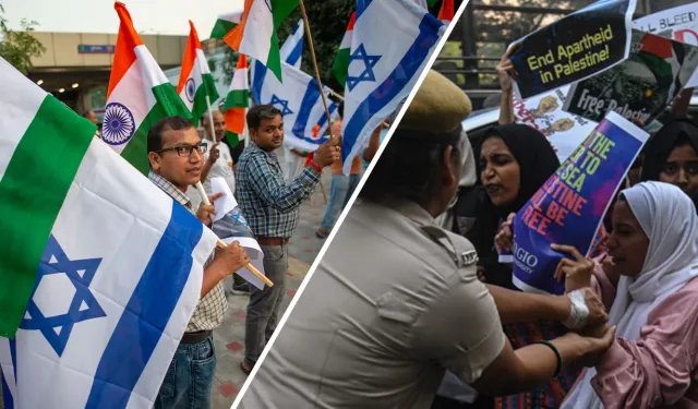 Hindistan'da Filistin bayrağı sallamak suç!