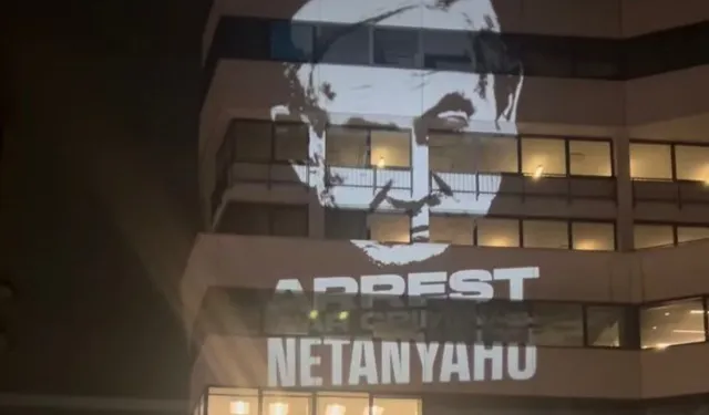 Netanyahu’ya protesto: "Savaş suçlusu Netanyahu'yu tutuklayın"