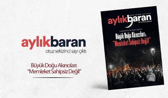 Aylık Baran Dergisi 38. sayı çıktı