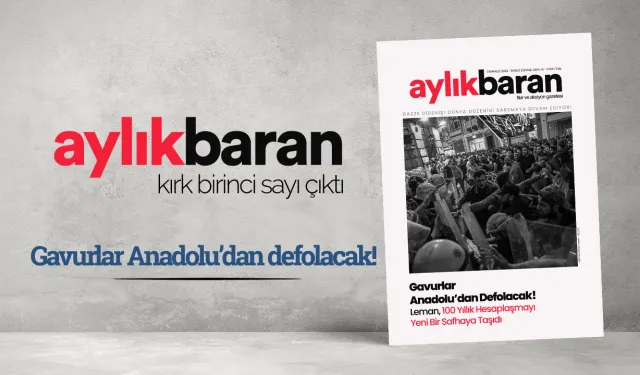 Aylık Baran Dergisi 41. sayı çıktı