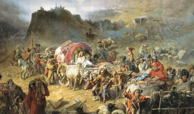 161. yılında Çerkes Soykırımı ve sürgünü