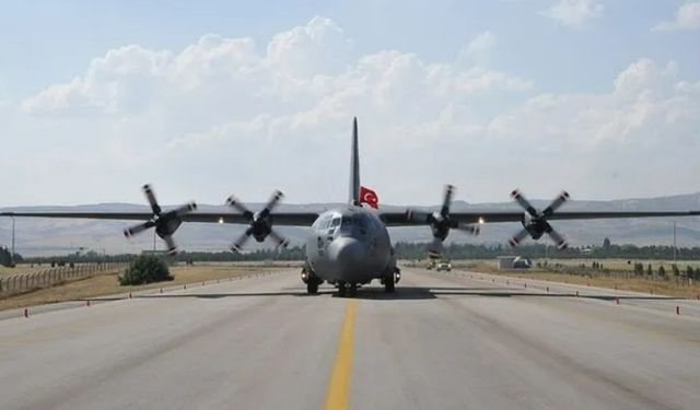 MSB açıkladı: C130 kargo uçağı Gürcistan-Azerbaycan sınırında düştü