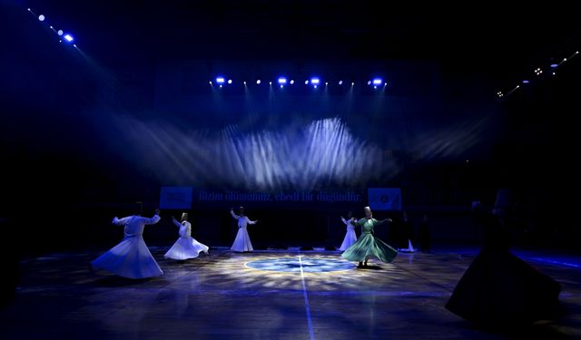 Ankara'da Mevlana Celaleddin-i Rumi'nin 752. vuslat yıl dönümü dolayısıyla Şeb-i Arus töreni yapıldı