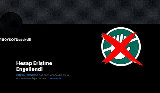 İsrail ordusunun hesapları açıkken Boykot Dedektifi'ne erişim engeli!