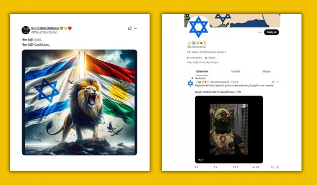 Sosyal medyada 'Kürtlerin koruyucusu İsrail' propogandası, İsrail merkezli çıktı