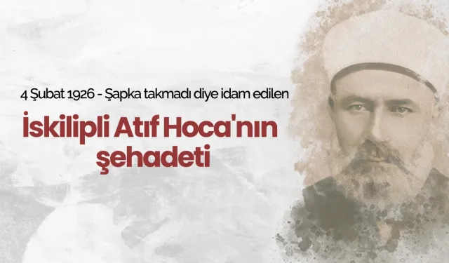 Batıcı Kemalist çeteler tarafından şehit edilen Atıf Hoca'yı rahmetle yad ediyoruz