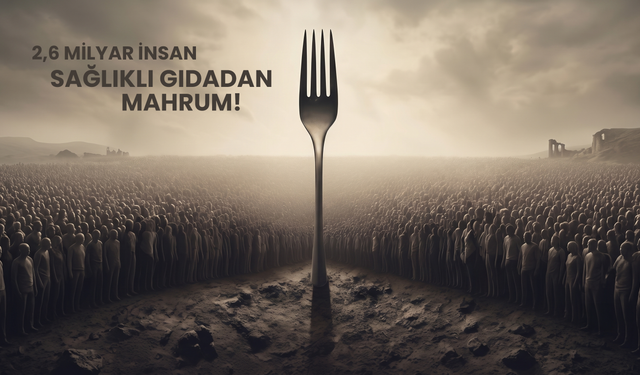 2,6 milyar insan sağlıklı gıdadan mahrum