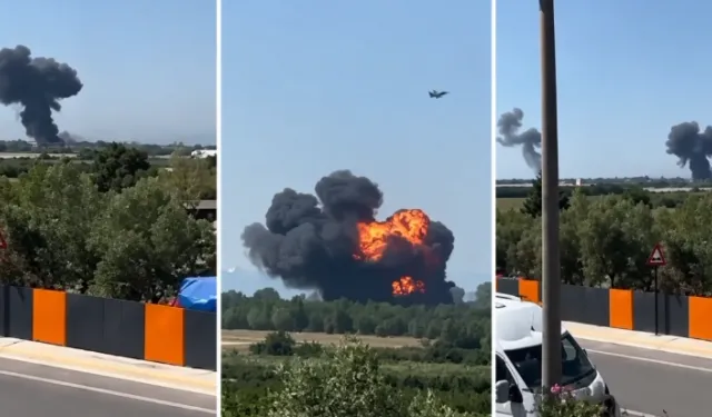 Yalova'da F-16 savaş uçağı düştü