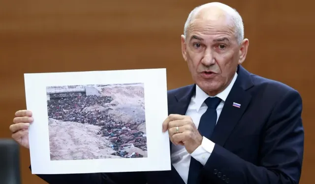 Slovenya Başbakanı'ndan Gazze fiyaskosu: Fotoğrafla soykırımı inkâr etmeye çalıştı