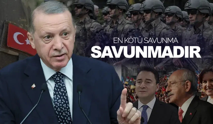En kötü savunma savunmadır