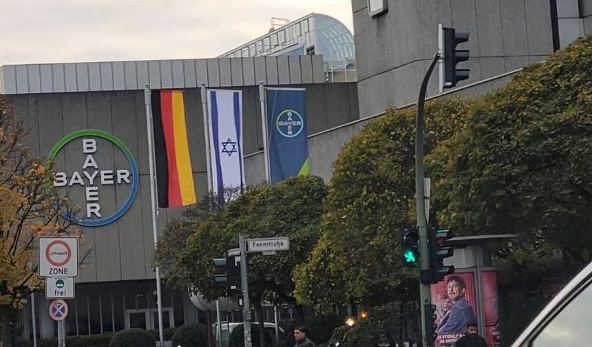 Bayer'den siyonist İsrail'e destek