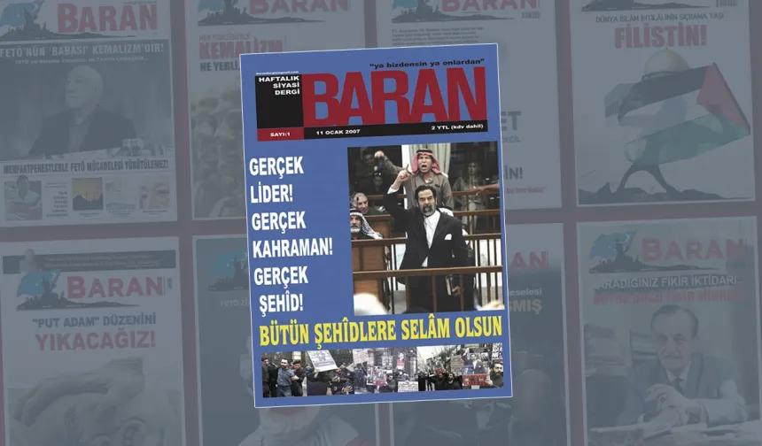 11 Ocak 2007:­ Baran­ Dergisi’nin ­ilk­ sayısı­ çıktı
