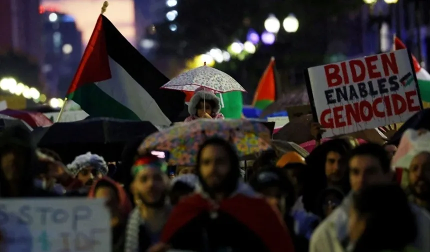 ABD'de Filistin destekçileri İsrail Konsolosluğuna girdi