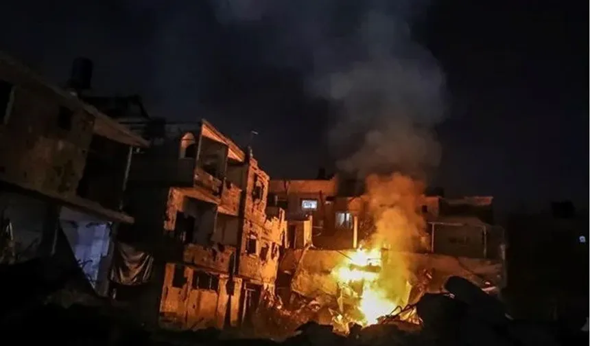 Terörist Yahudilerin Refah'a saldırısı devam ediyor