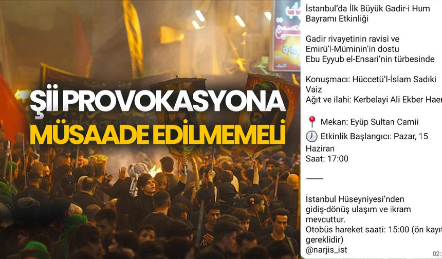 Eyüp Sultan’da sapkın ayin hazırlığı