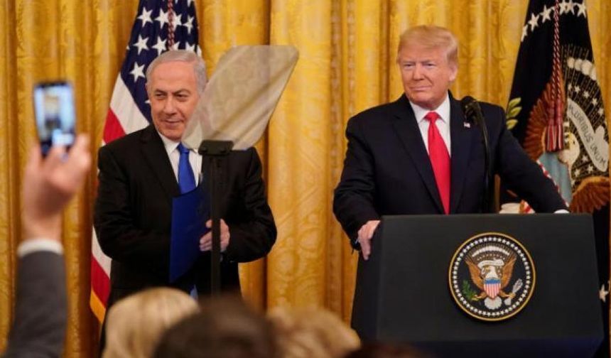 Trump, sadece İsrail'in Batı Şeria'yı ilhakını erteliyor