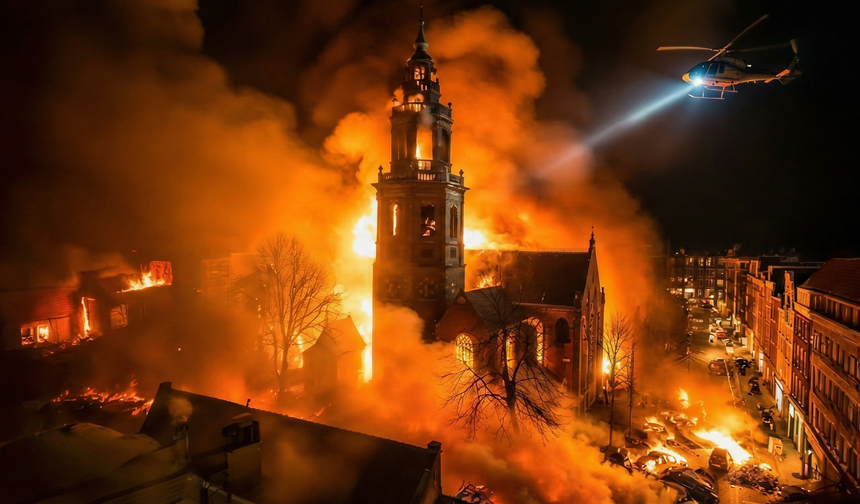 Amsterdam’da küfür yobazı provokasyonu