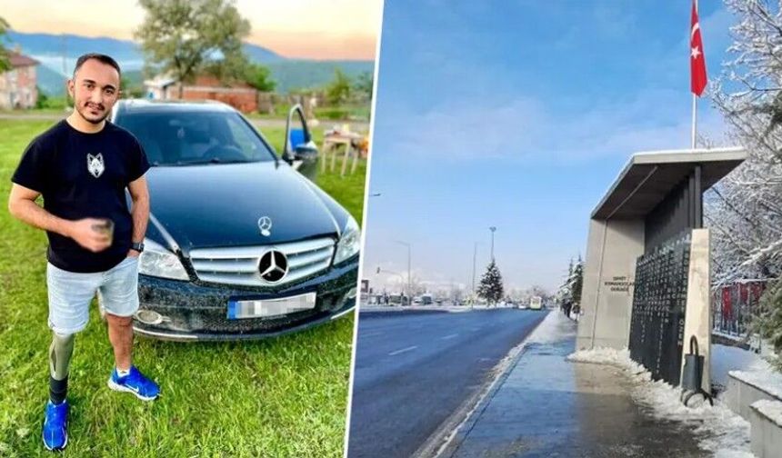 Bacağını bıraktığı durakta canına kıydı