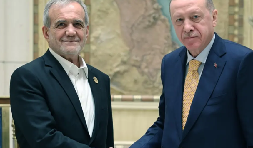 Erdoğan, Pezeşkiyan ile görüştü