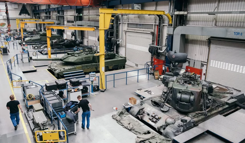 Almanya'da yeni rota savunma sanayisi