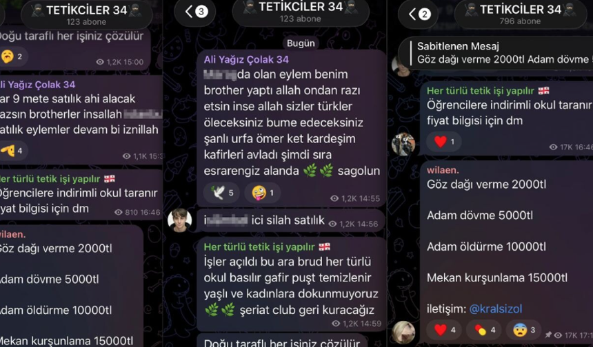 591 sosyal medya hesabı hakkında işlem