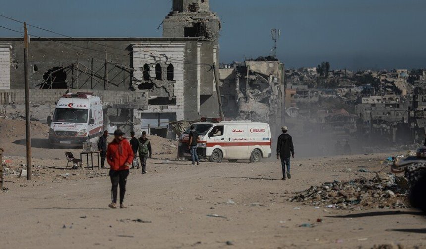 Sağlık sektörünün çöktüğü Gazze'de ambulanslar da çalışamıyor