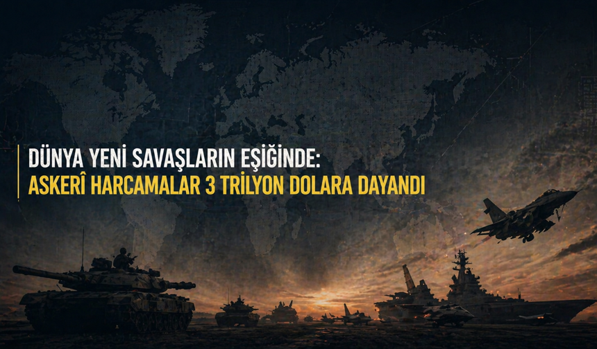 Dünya yeni savaşların eşiğinde: Askerî harcamalar 3 trilyon dolara dayandı
