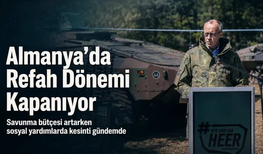 Almanya’da refah dönemi kapanıyor: Savunma bütçesi artarken sosyal yardımlarda kesinti gündemde